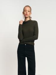 Трикотажный свитер-водолазка с горлом ZOLLA