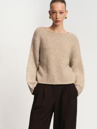 Вязаный джемпер с фактурными швами ZOLLA