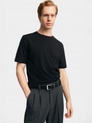 Однотонная футболка из хлопка ZOLLA