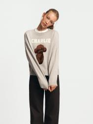 Вязаный джемпер с рисунком ZOLLA