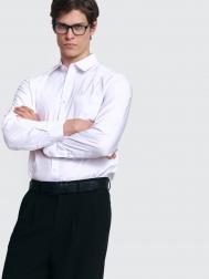 Однотонная рубашка с длинным рукавом ZOLLA