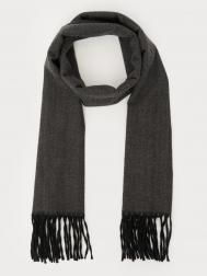 Тканевый шарф с длинной бахромой ZOLLA