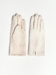 Утеплённые перчатки из экомеха ZOLLA