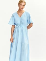 Ярусное платье длины макси с вырезом ZOLLA