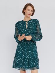 Шифоновое платье на резинке с цветочным принтом ZOLLA