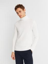 Вязаная шерстяная водолазка-свитер с горлом ZOLLA