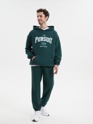 Утеплённые брюки-джоггеры из хлопка с начёсом ZOLLA