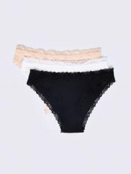Набор трусов с кружевом (3 шт. в комплекте) ZOLLA
