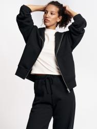 Утеплённая толстовка на молнии с начёсом и капюшоном ZOLLA