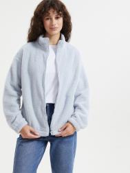 Толстовка из экомеха на молнии ZOLLA