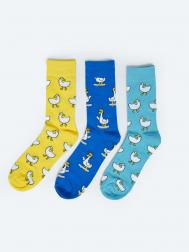 Набор носков с рисунком (3 пары в комплекте) ZOLLA