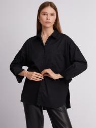 Офисная рубашка свободного силуэта с карманом ZOLLA