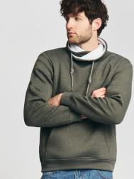 Утеплённый худи с воротником-хомутом ZOLLA