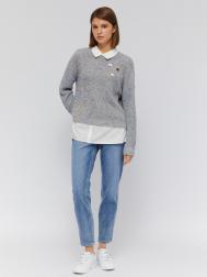 Джинсы силуэта Boyfriend со средней посадкой ZOLLA