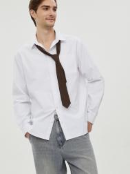 Офисная прямая рубашка с длинным рукавом ZOLLA