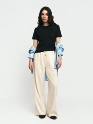 Прямые трикотажные брюки на резинке ZOLLA