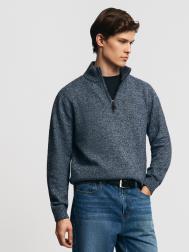 Вязаный свитер с горлом на молнии ZOLLA