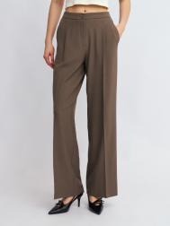 Прямые брюки на резинке со стрелками ZOLLA