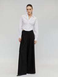 Брюки широкого фасона Wide с защипами ZOLLA