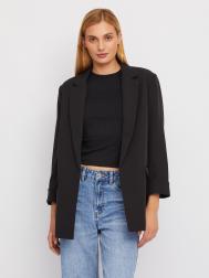 Однобортный жакет без застёжки с укороченным рукавом ZOLLA