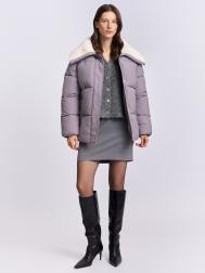 Тёплая куртка с высоким воротником ZOLLA