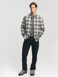 Рубашка из хлопка в клетку с нагрудным карманом ZOLLA