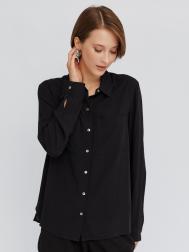 Офисная рубашка из вискозы с карманами ZOLLA