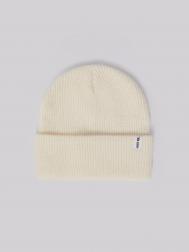 Тёплая вязаная шапка-бини с отворотом ZOLLA