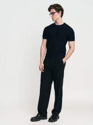 Брюки силуэта Comfort на резинке со стрелками ZOLLA