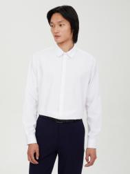 Офисная прямая рубашка с длинным рукавом ZOLLA