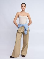 Брюки прямого силуэта из хлопка ZOLLA