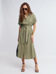 Платье-рубашка с короткими рукавами ZOLLA