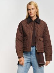 Короткая куртка на синтепоне с воротником ZOLLA