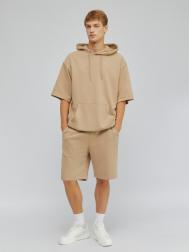 Трикотажные шорты на резинке из хлопка ZOLLA