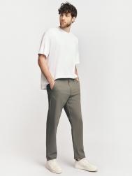 Брюки силуэта Carrot на резинке с кулиской ZOLLA