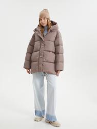 Короткая стёганая куртка с капюшоном ZOLLA