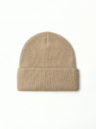 Вязаная шапка-бини с отворотом ZOLLA