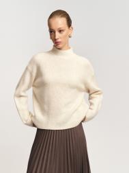 Вязаный свитер с воротником-стойкой ZOLLA