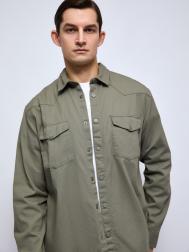 Куртка-рубашка из хлопка с нагрудными карманами ZOLLA