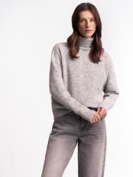 Вязаный свитер с горлом и шерстью ZOLLA