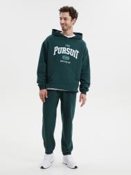 Худи из хлопка с капюшоном и принтом ZOLLA