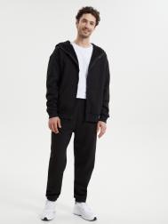 Тёплые трикотажные брюки-джоггеры с экомехом ZOLLA