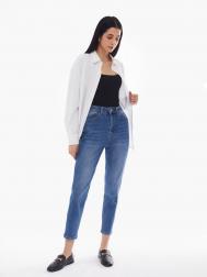 Джинсы силуэта Mom Slim с высокой посадкой ZOLLA