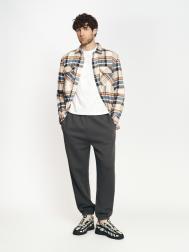 Трикотажные брюки-джоггеры с начёсом ZOLLA