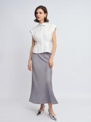 Рубашка из хлопка с защипами у талии ZOLLA