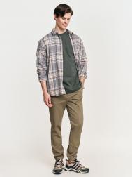 Брюки-джоггеры из хлопка на резинке ZOLLA