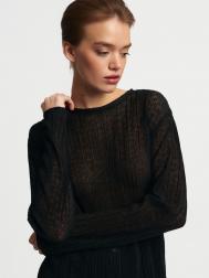 Полупрозрачный лонгслив с длинным рукавом ZOLLA