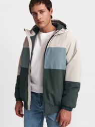 Утеплённая куртка-бомбер на синтепоне с капюшоном ZOLLA