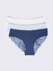 Набор трусов с кружевом (3 шт. в комплекте) ZOLLA