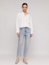 Джинсы силуэта Boyfriend со стразами ZOLLA